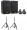 1. 2 QSC K8 1000W Speakers, 2 XLR Cables, 2 Stands